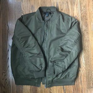 Army Green Bomber Jacket